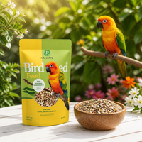 Sachet Doypack Personnalisé Imprimé Qualité Alimentaire pour Aliments pour Oiseaux, Graines de Perroquet, Friandises pour Animaux de Compagnie, Anti-humidité, avec Fermeture Ziplock – Vente en Gros