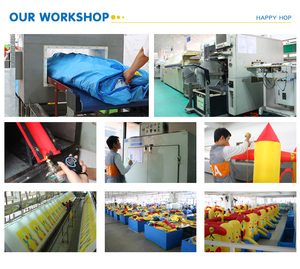 Happyhop 9517 bơm hơi khổng lồ cá sấu trượt nước với hồ bơi và pháo di động lâu đài để bán - Product Image 5