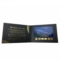 Vente directe d'usine, lecteur vidéo TFT LCD 7 pouces, carte de vœux vidéo, brochures vidéo pour la promotion des entreprises