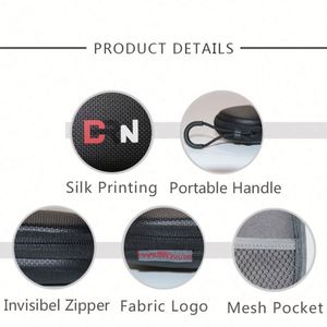 Small Customize EVA Earphone Case Light <b>Weight</b> Waterproof Wired Earphone Carry Case Accessories <b>Storage</b> Bag - Product Image 6