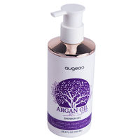 Gel douche éclaircissant et hydratant à la vitamine C et à l'huile d'argan, exfoliant et nettoyant moussant pour le corps