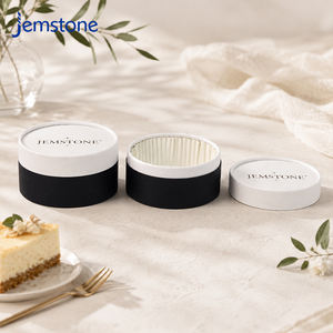 Customized Eco Friendly Oven-proof Cardboard Cylinder Packaging Pastry Cake Paper Tube Canister for Basque Cheesecake <b>Box</b> - Product Image 3