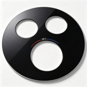 Panneau en verre trempé personnalisé OEM, sérigraphié, épaisseur 1 mm, 1,5 mm, 2 mm, 3 mm, couverture de porte de douche étanche - Product Image 2