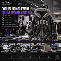 Fabricant de sweats à capuche streetwear personnalisés, effet délavé, appliqué en strass, fausse fourrure, fermeture éclair, OEM, ODM, marque privée