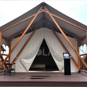 Carpa de Hotel para Todas las Estaciones, Estructura de Madera, Forma Triangular, Impermeable, Alojamiento para Campamento al Aire Libre para las Cuatro Estaciones - Product Image 2