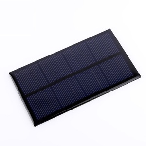 Mini painel solar epóxi personalizado, 6v 1w 110x60mm para carregamento de bateria de íon de lítio