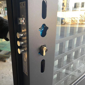 <span class=keywords><strong>Puerta</strong></span> de Entrada de Acero de <span class=keywords><strong>Doble</strong></span> <span class=keywords><strong>Hoja</strong></span> de Vidrio TECHTOP - Diseño Moderno con Luz Natural y Acceso Conveniente - Product Image 6