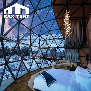 Glamping geodetic vetro cupola tenda per campeggio Hotel quattro stagione di utilizzo negli Stati Uniti d'America - Product Image 6