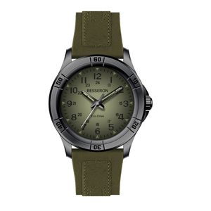 Montres sport tendance 2024, éco-énergétiques, pour hommes, 44 mm, grand cadran, cadran personnalisé, quartz solaire, bracelet en cuir véritable, fabriqué en Chine - Product Image 4