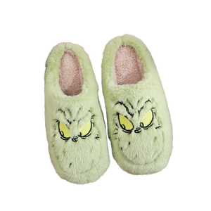 Nouvel article transfrontalier : Monstre en fourrure de Noël pour l'hiver, chaud et confortable, avec semelle extérieure en TPR, pour hommes et femmes - Product Image 3