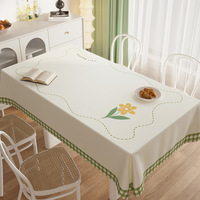 Nappe imperméable, anti-taches et sans lavage, style moderne minimaliste, luxe léger, rectangulaire, nouveau style, housse de table à manger