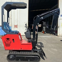 Mini-excavatrice de jardin la plus petite de 0,8 T / Mini-excavatrice chinoise Mini-pelle