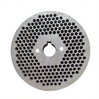 Nouvelle Presse à Granulés pour Aliments du Bétail 220V à Moteur Diesel, Matrice Plate / Disque de Broyage pour KL-120 150 200 230 260 (Trous de 28mm)