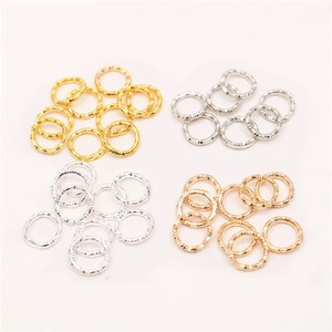 Anneaux ouverts en forme d'étoile et de cœur, plaqués argent et or, composants de bijoux en fer pour la fabrication de bracelets, lot de 1000 pièces - Product Image 2