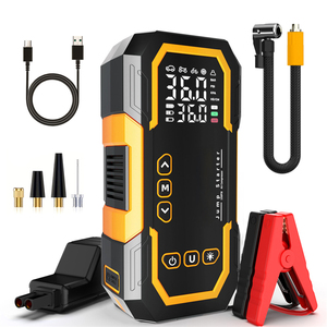 LANGWEI Nuevo Lanzamiento Herramientas para Coche Inflador <span class=keywords><strong>de</strong></span> Neumáticos Portátil y Batería Externa <span class=keywords><strong>de</strong></span> Emergencia Arrancador <span class=keywords><strong>de</strong></span> Batería con Corriente Máxima <span class=keywords><strong>de</strong></span> 2000A y <span class=keywords><strong>Compresor</strong></span> <span class=keywords><strong>de</strong></span> Aire - Product Image 1
