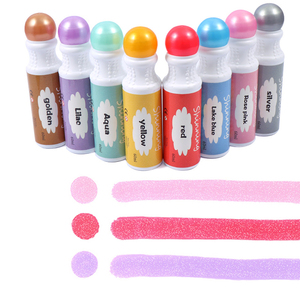<span class=keywords><strong>Pennarelli</strong></span> Dabber Lucidi a Base d'Acqua da 60ml Certificati EN-71 per un Divertimento Senza Fine e Senza Macchie, Ideali per Dot Art e Disegni Semplici - Product Image 1