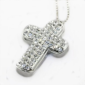 Best Selling Jewelry <strong>Cross</strong> <strong>Usb</strong> Flash <strong>Drive</strong> Popular <strong>Necklace</strong> Pendrive With Custom Logo - Product Image 4