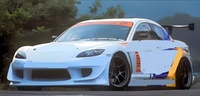 Kit de Carrocería Estilo VERTEX para Mazda RX-8, Parachoques Delantero, Parachoques Trasero y Faldones Laterales
