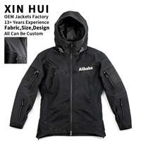Veste polaire vintage avec logo personnalisé, veste tactique d'extérieur pour homme, coupe-vent, vêtement technique imperméable, 100% polyester/coton pour la randonnée, la pêche