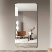 Custom Beveled Frameless Rectangular Full Length Large Long Hang Wall Mirror
