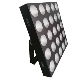 25pcs 9w RGB 3 em 1 LED DMX Matrix painel luz 5x5 Blinder para equipamentos de DJ