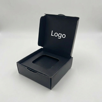 Boîte d'expédition pliable en carton ondulé personnalisée, imprimée en couleur, avec insert en carton, durable, pour le commerce électronique, portable et réutilisable