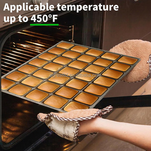 Molde para Hornear de Silicona de Grado Alimenticio, Diseño Nuevo de Fábrica 2025, Perforado, Ecológico, Apto para Horno y Lavavajillas, Cuadrado, para Pan - Product Image 4