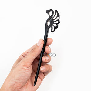 Horquilla para el Cabello de Cuerno de Búfalo BIXGO de Primera Calidad, con Forma de Cisne, Elegante, Unisex, Hecha a Mano, para Cabello Grueso - Product Image 5