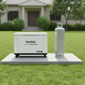 Generador Residencial SLONG de 5-20kW Multicombustible (GLP/<span class=keywords><strong>Gas</strong></span> Natural) de Fábrica OEM - Product Image 1