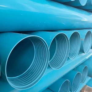 Tuyau de puits profond en UPVC de 400 mm de diamètre extérieur, couleur bleue, avec gaine et écran en PVC potable, OEM - Product Image 5