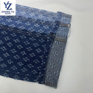 Neues Design Gehäkelter Denimstoff Jacquard-Denimstoff Hersteller aus Foshan - Product Image 4