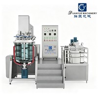 Homogénéisateur mélangeur émulsifiant industriel sous vide 200L, mélangeur à cisaillement élevé, cuve de mélange chimique pour chocolat, caramel et sauces