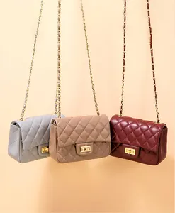 RU Sacs à main simples en cuir véritable tendance Sac à bandoulière Sac à main Petits sacs carrés de mode pour dames