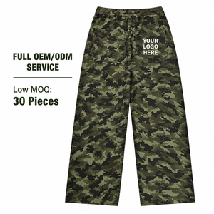 Wholesale Premium <b>Straight</b> Ripped Acid Wash 100% Cotton Vintage Distressed Baggy Streetwear <b>Cargo</b> <b>Trousers</b> Custom Logo - Product Image 4