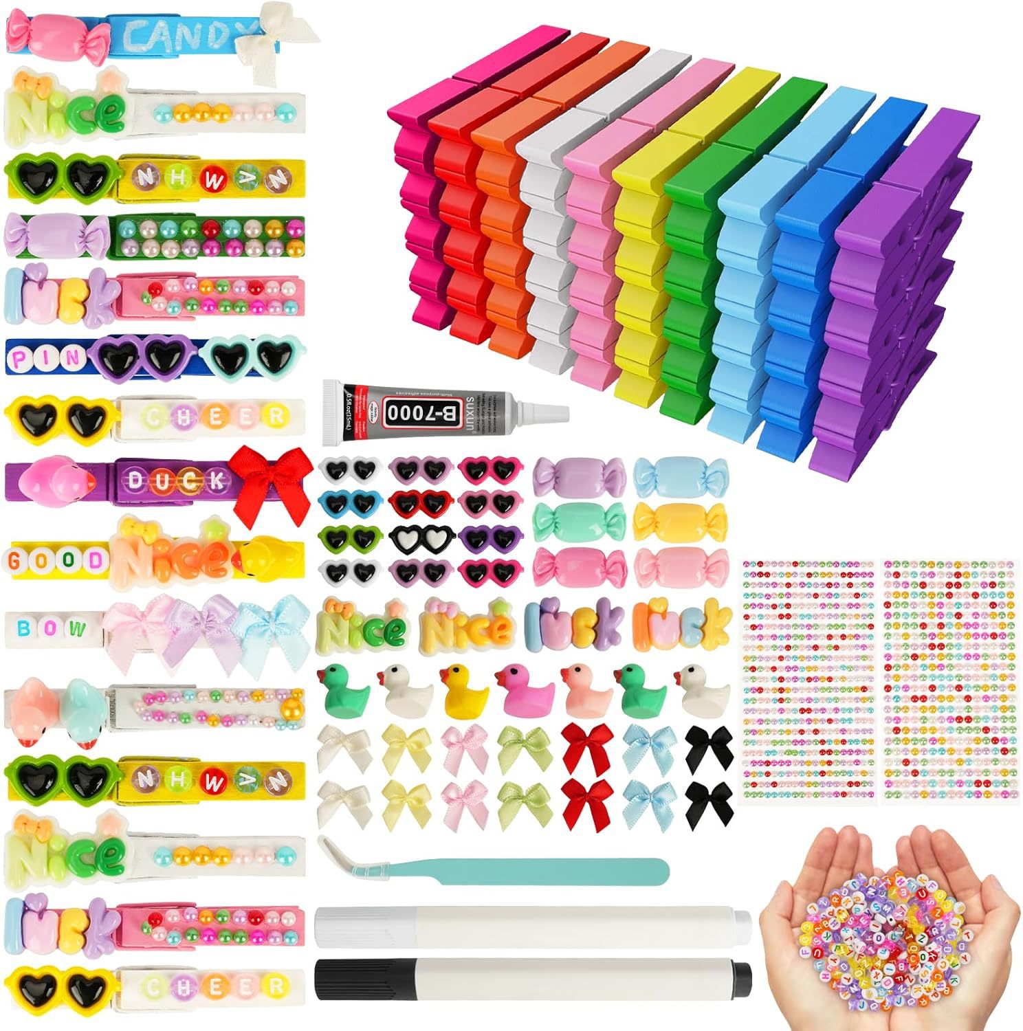 Set de 50 Pins de Alegría de Colores Surtidos