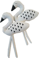 Peluche Cygne Blanc Mignon, Jouet en Peluche Écologique, Poupée Animale Moelleuse, Cadeau d'Anniversaire pour Enfants, Décoration d'Intérieur