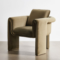 Fauteuil individuel de designer, style influenceur, en tissu, de luxe léger, moderne nordique, créatif et unique, à haute élasticité, pour la maison, le bureau et la chambre