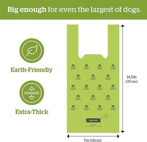 Bolsas para excremento de perro con asas fáciles de atar, 300 bolsas ultra gruesas a prueba de fugas, perfumadas, para perros y gatos - Product Image 2