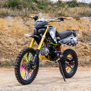 Moto tout-terrain de 125 cm3, moto à essence, moto de course avec moteur 4 temps, double suspension pour la conduite en plein air - Product Image 2
