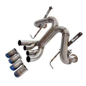 Tuyau d'échappement en acier inoxydable Ecnal pour <span class=keywords><strong>Lamborghini</strong></span> LP700 - Tôle d'acier de 1,5 mm, finition lisse - Product Image 1