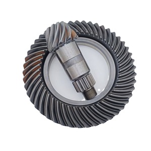 Engranaje cónico y eje Doosan Daewoo A20113212 para piezas de transmisión de montacargas diésel D20S D30S, fabricado con acero. - Product Image 1