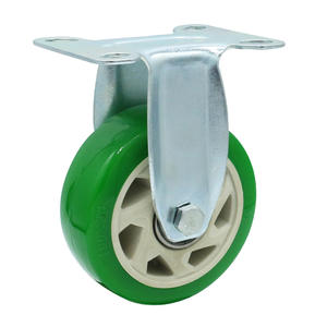 Heißer Verkauf 3 4 5 Zoll grün pu Gummi wagen Rad Hoch leistungs gießer - Product Image 1