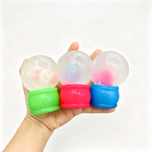 USA Warehouse Mixed Colors Christmas <strong>Snow</strong> <strong>Globe</strong> Fidget Toy Liquid-Filled Squishy Toy with Swirling <strong>Snow</strong> for <strong>Children's</strong> Gifts - Product Image 3