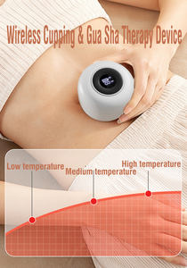 Dispositivo Multifuncional Inalámbrico de Terapia de Ventosas y Gua Sha con Pantalla LCD, Terapia de Calor con Luz Roja y Masaje Magnético - Product Image 5