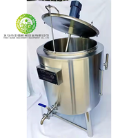 Machine de traitement industrielle du lait laitier Fermentation du yaourt Réservoir en acier inoxydable Ultra pasteurisateur