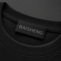 Étiquette tissée personnalisée avec logo en silicone 3D en relief pour vêtements, accessoires streetwear et articles d'habillement