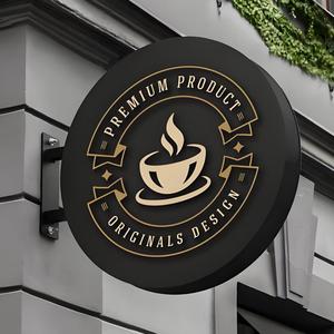 Miễn phí thiết kế cà phê cửa hàng signage ngoài trời LED chiếu sáng quảng cáo Đăng Tùy chỉnh hình dạng Acrylic Double Sided hộp Đèn - Product Image 4