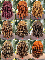 300% densité brun foncé Remy cheveux vierge brésilien dentelle avant oeuf bouclés perruque 13x4 cheveux humains vague lâche pour les femmes