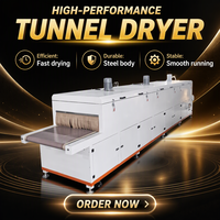 Séchoir à bande transporteuse en acier inoxydable pour four tunnel, équipement de séchage haute température pour la transformation alimentaire et l'industrie des herbes