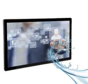 15.6 ''công nghiệp nhúng hiển thị máy tính cạnh hẹp cảm ứng công nghiệp Màn hình IP65 vỏ phẳng màn hình LCD <span class=keywords><strong>New</strong></span> DVI USB - Product Image 1